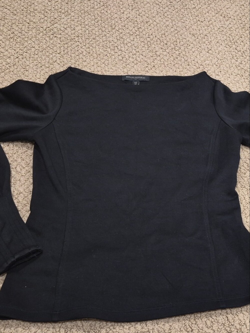 Banana Republic Black Scoop Neck Sweater